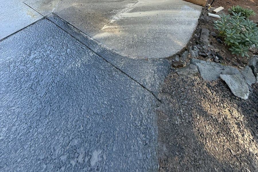 Professional concrete repair work